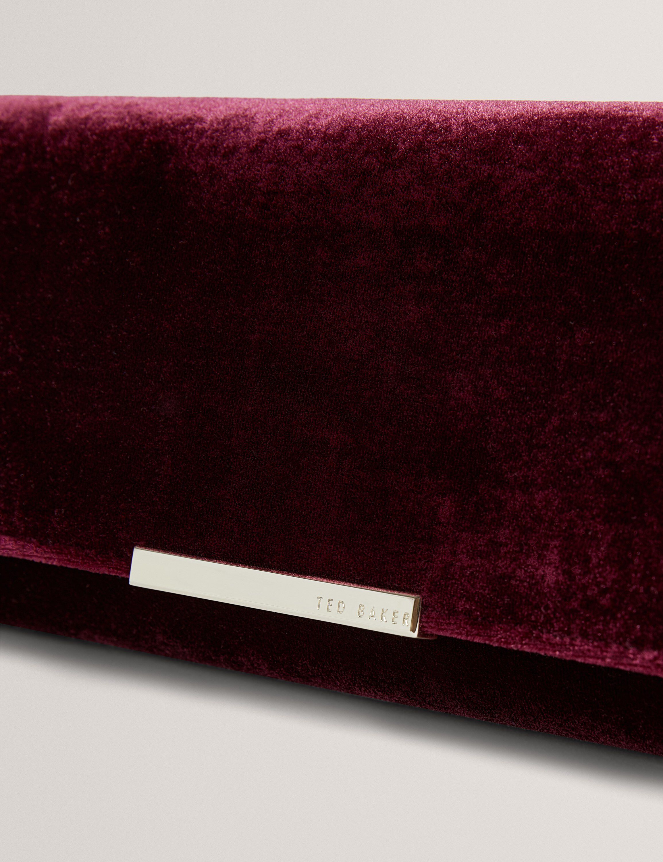 MAROAH Velvet Elongated Evening Bag
