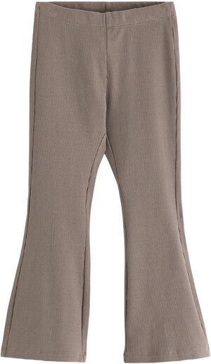Leggings i mjuk bomullstrikå med r