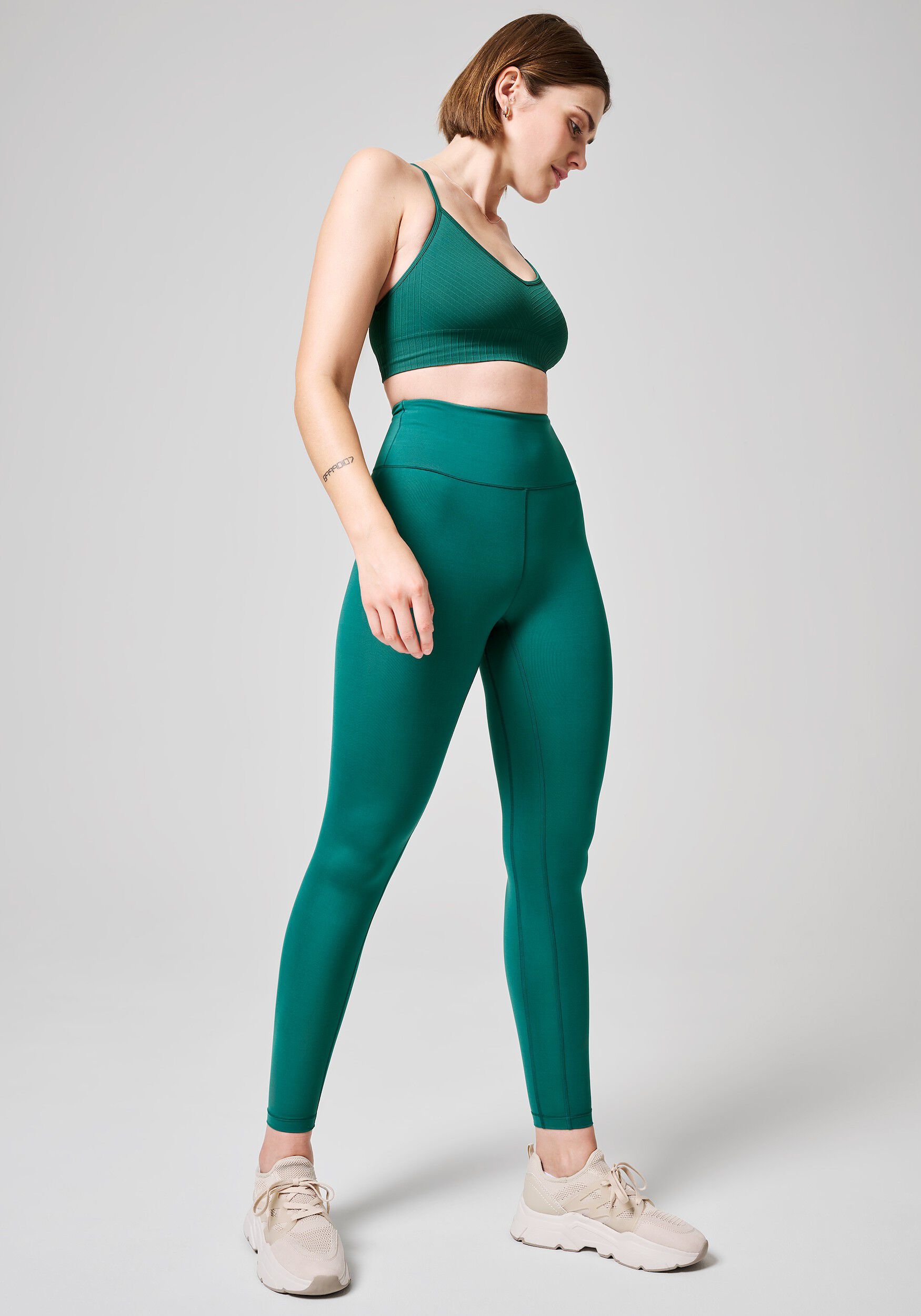 Seamless Rib High Waist Tr&aelig;nings Tights