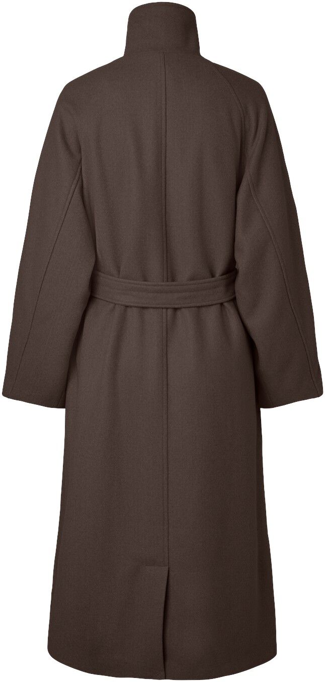 Pcanneline Long Coat W. Belt