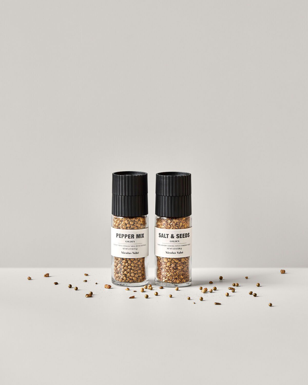 Gift box, Golden salt & seeds + pepper mix, 86|73 g|g