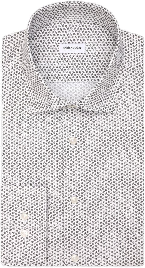 Business shirt Slim 1/1 Kent-Collar Print