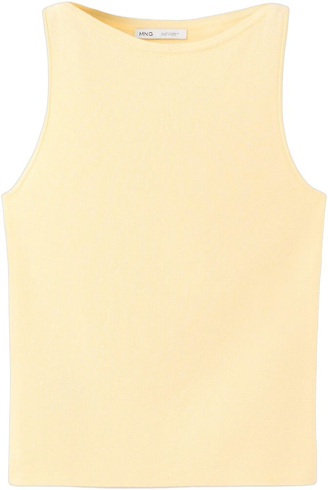 Fine knit boat neck top