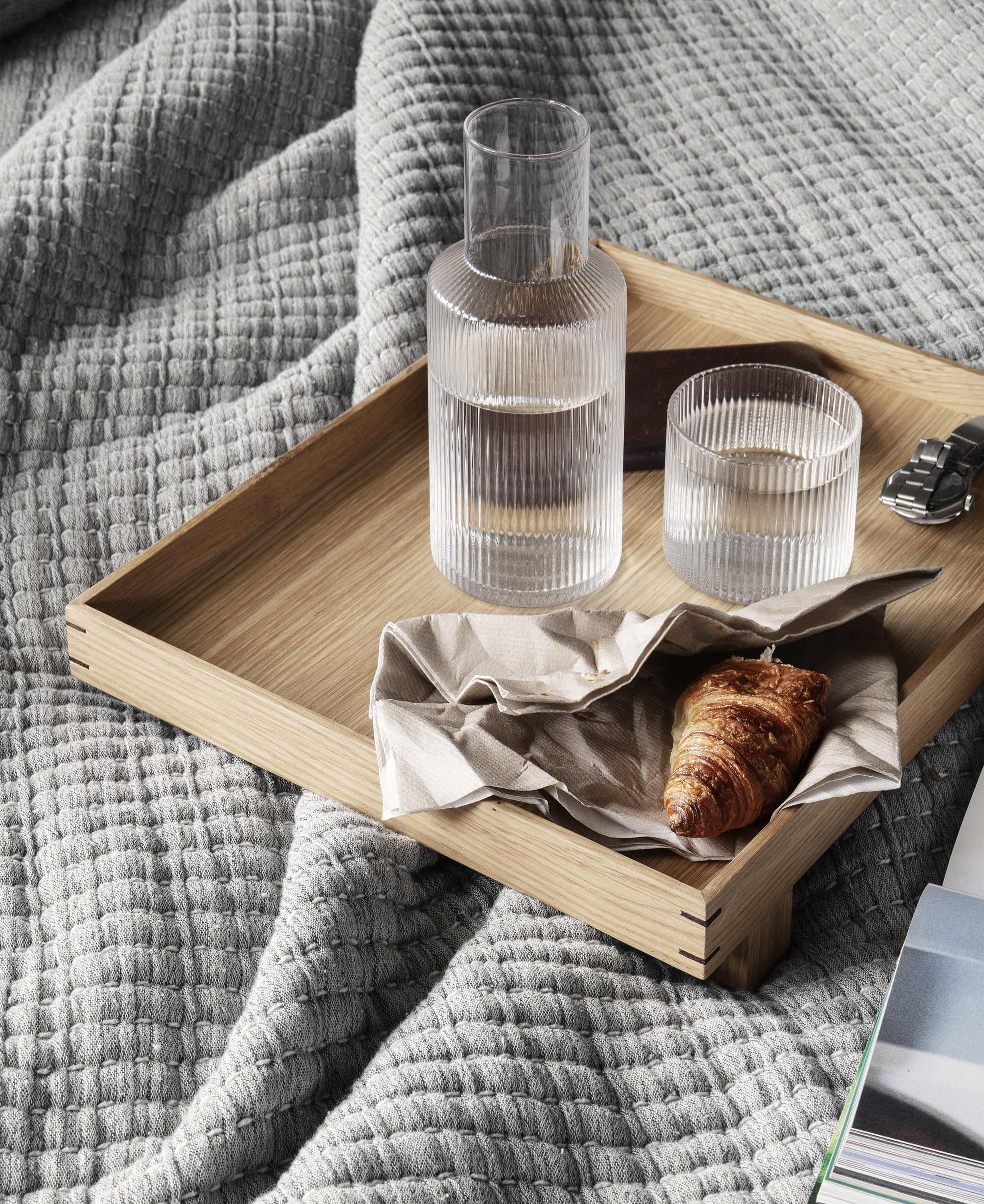 Ripple Small Carafe Set - Clear