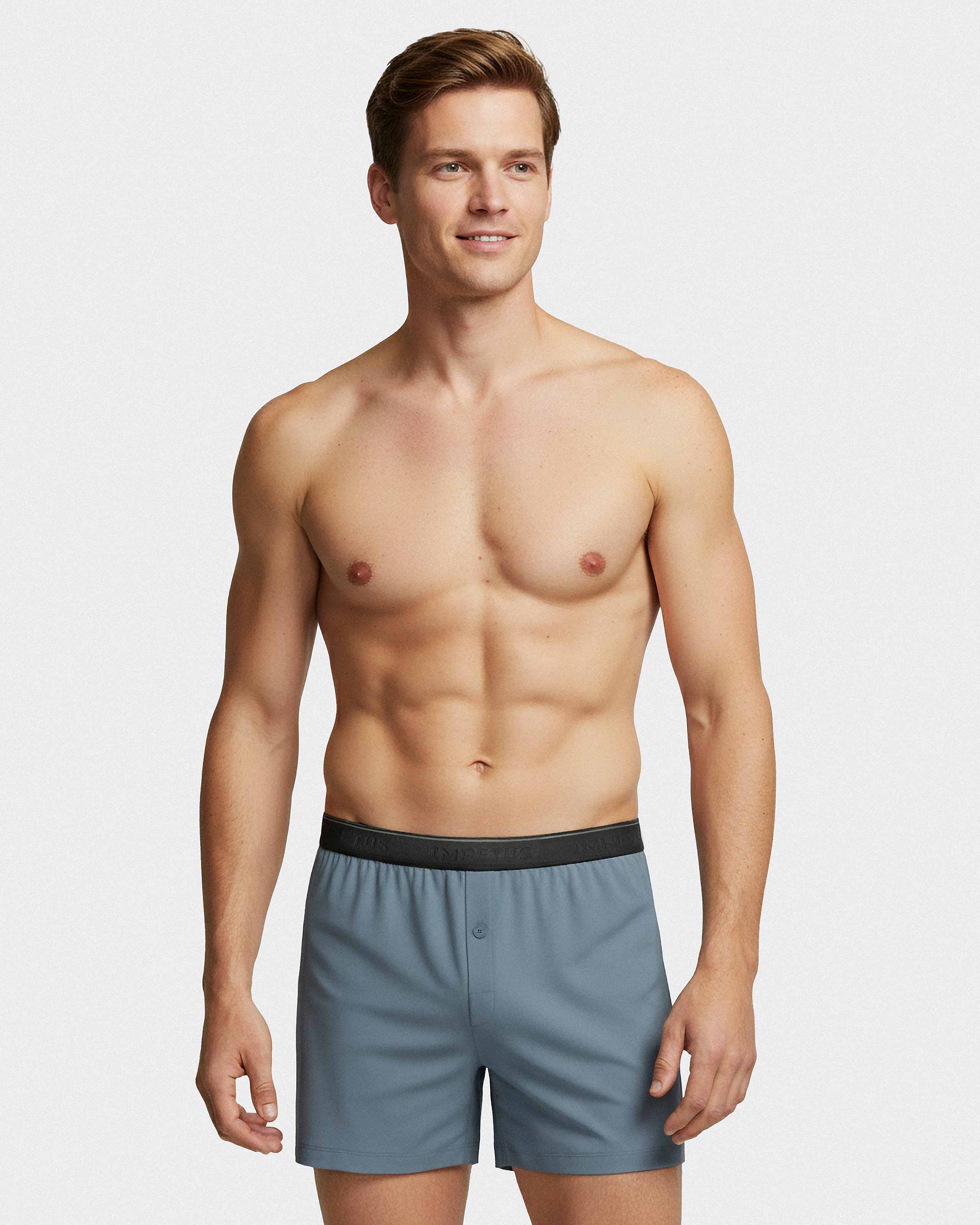 Fly Button Boxer Soft Premium