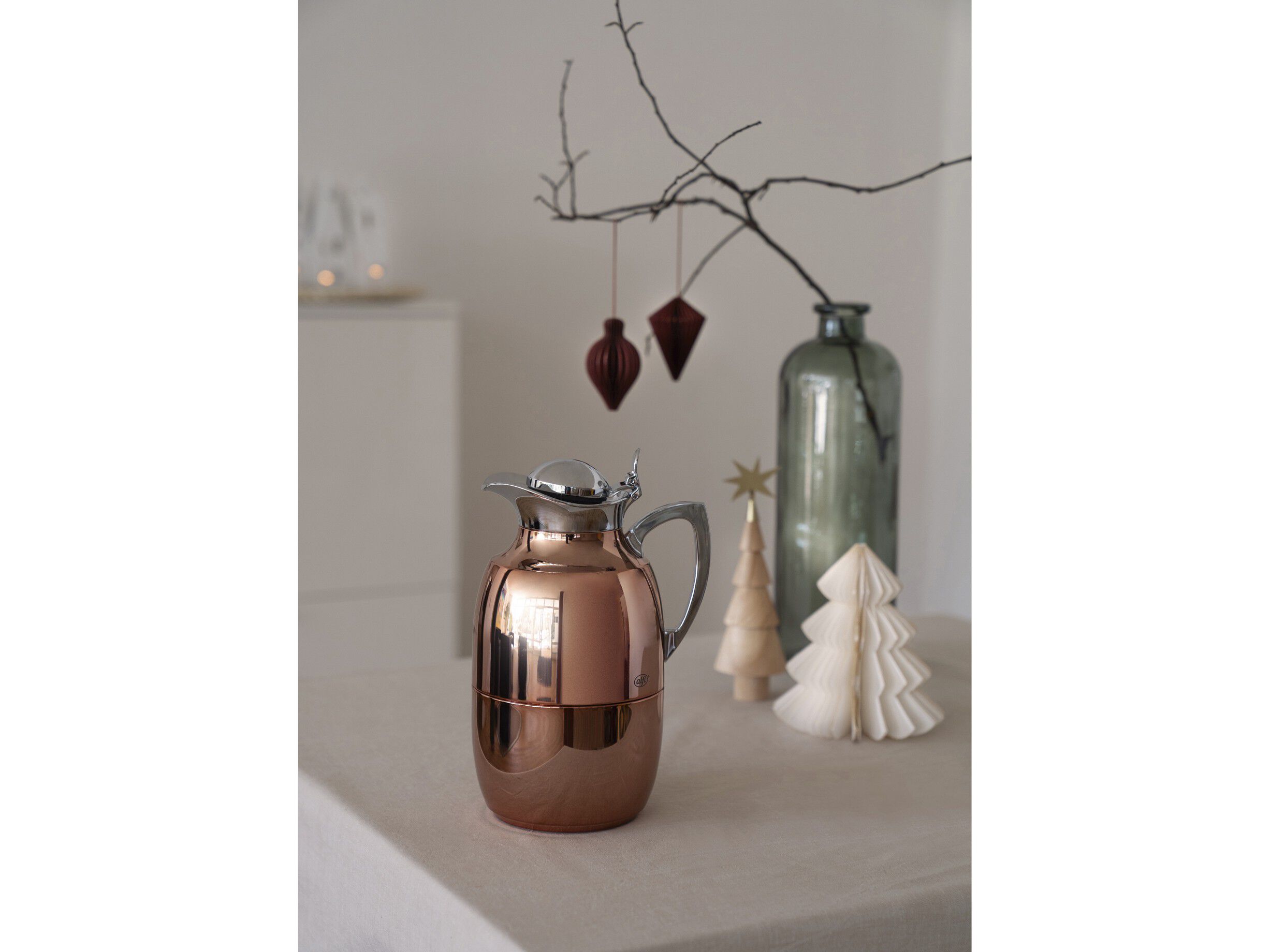 Termokande Juwel 1 liter Kobber Rustfrit st&aring;l