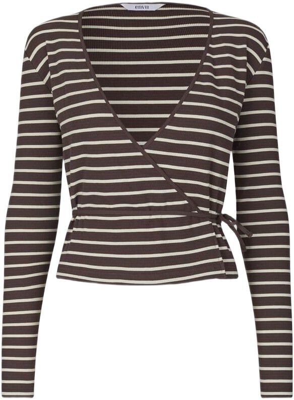 ENALLY LS V-N TEE ST 7262