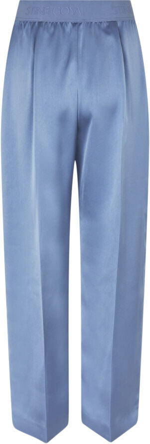 Wide Leg Long Pants, 2261 Satin