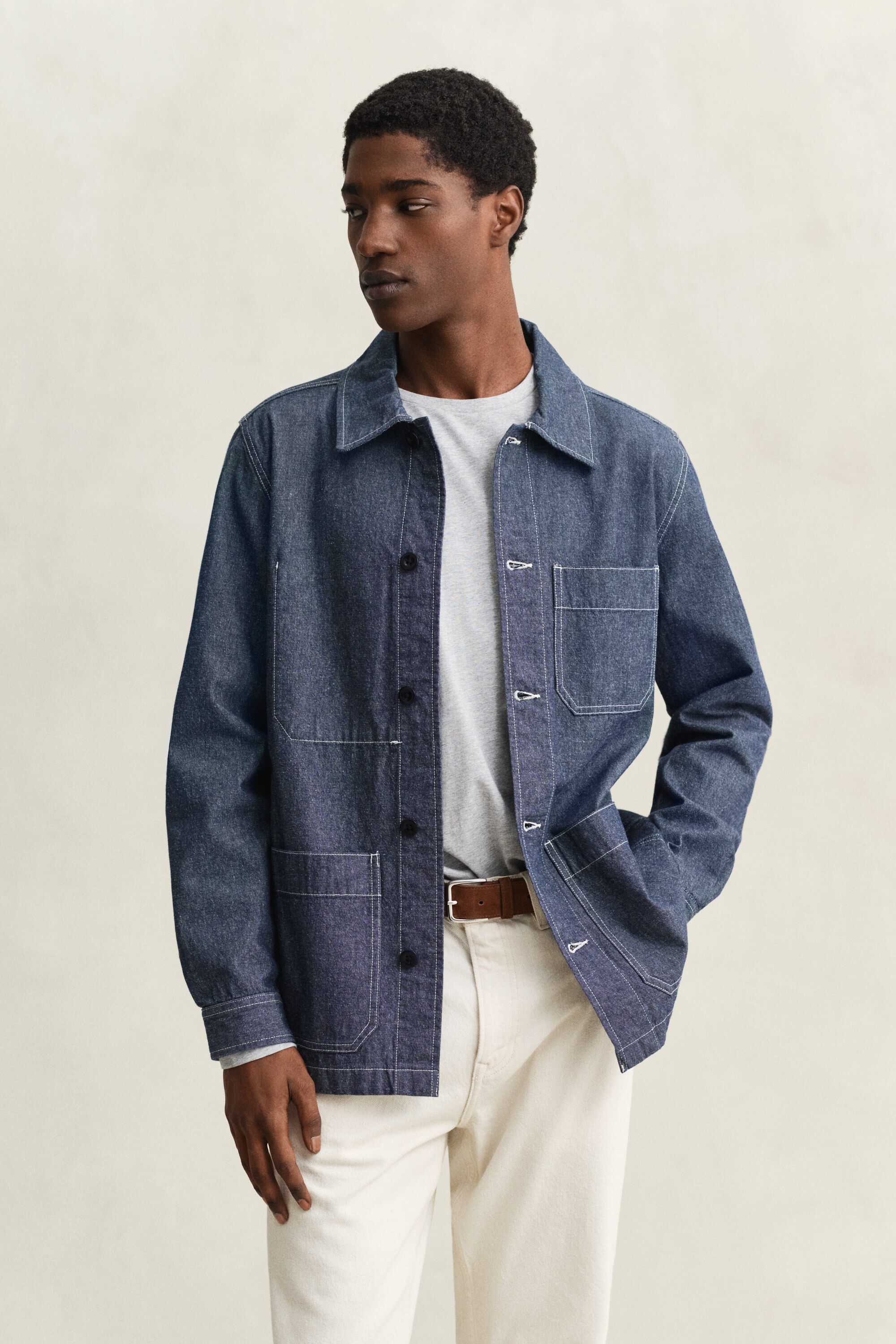 REG CHAMBRAY OVERSHIRT