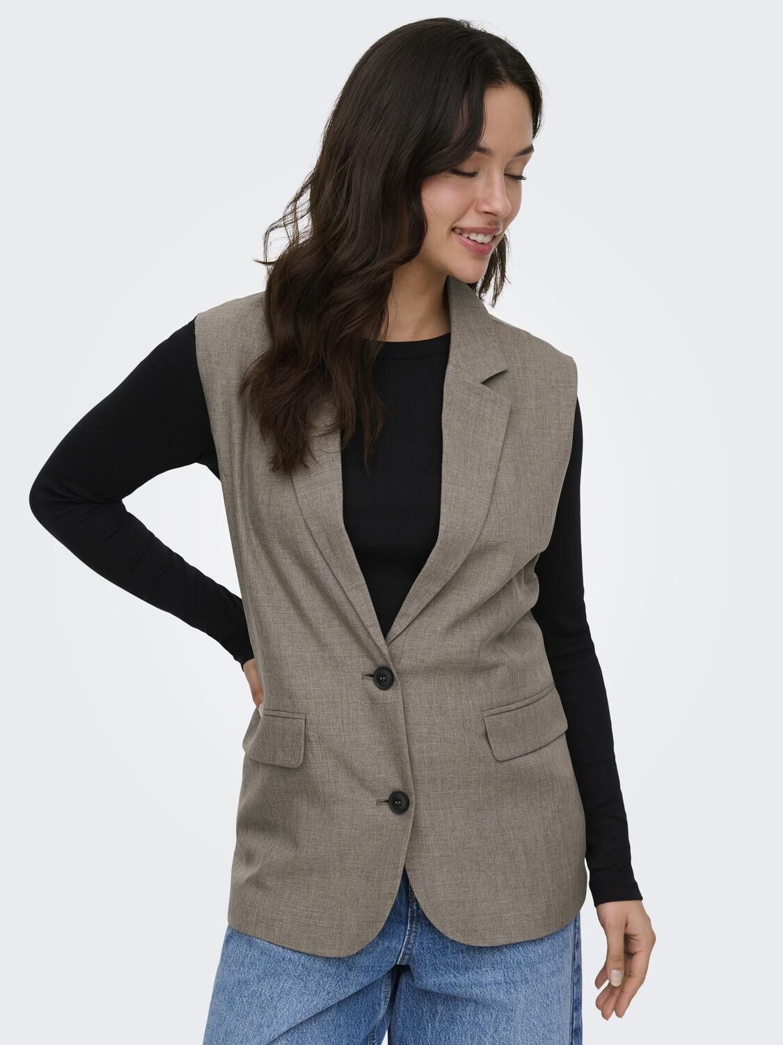 ONLLINDA S/L MEL OVERSIZE WAISTCOAT