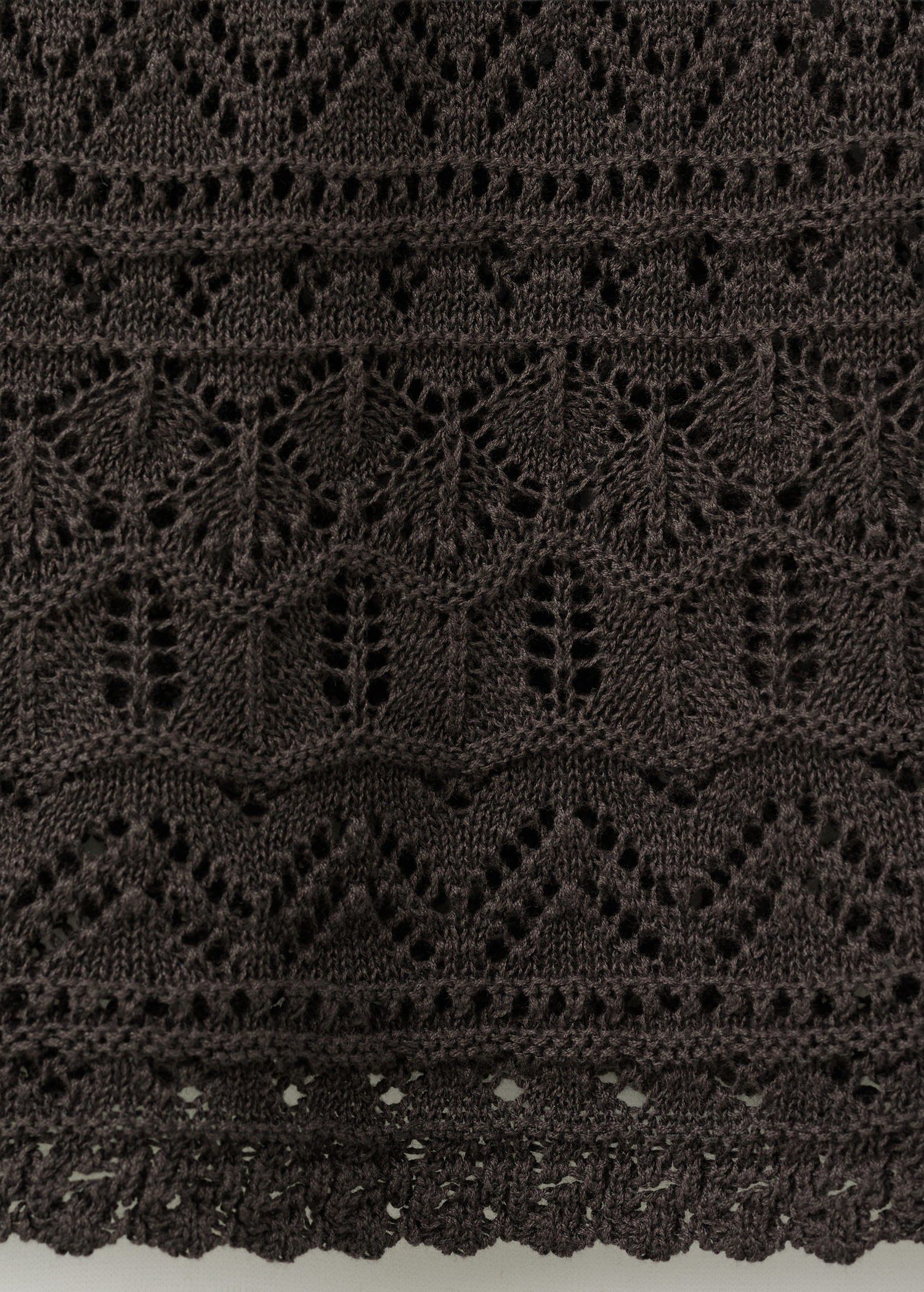 Scalloped crochet dress