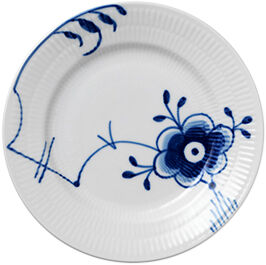 Bl&aring; Mega Riflet 17 cm. tallerken