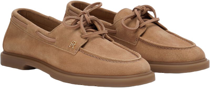 Light Suede Boat Shoe