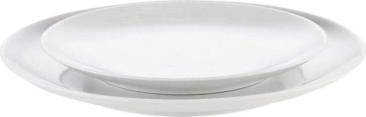 Cecil tallerken flad hvid Ø28 cm