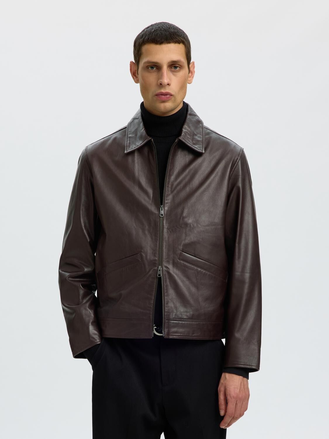 Slmscott Leather Jkt