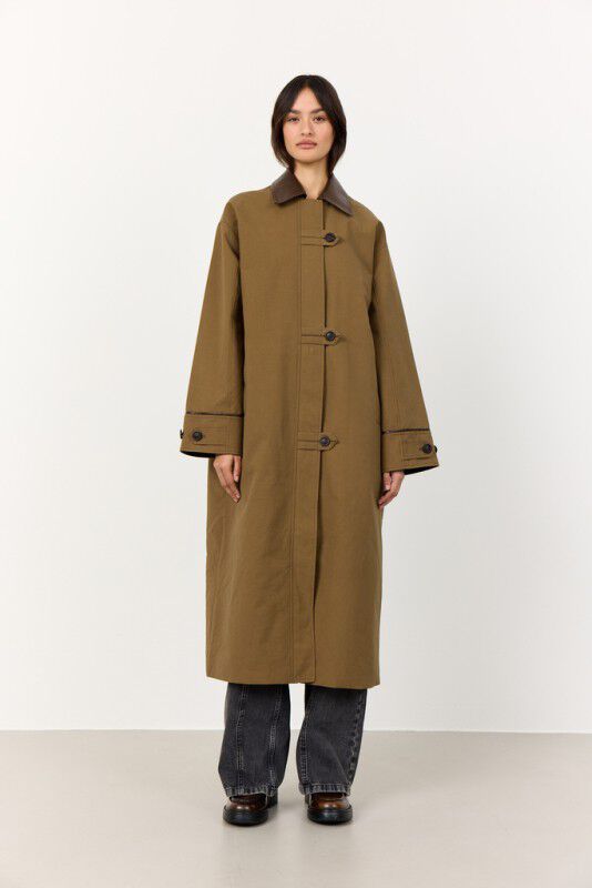 LR-MAGGIE 2 Jakke M&oslash;rkegr&oslash;n