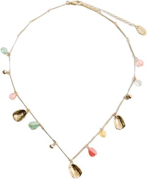 Combined bead chain necklace
