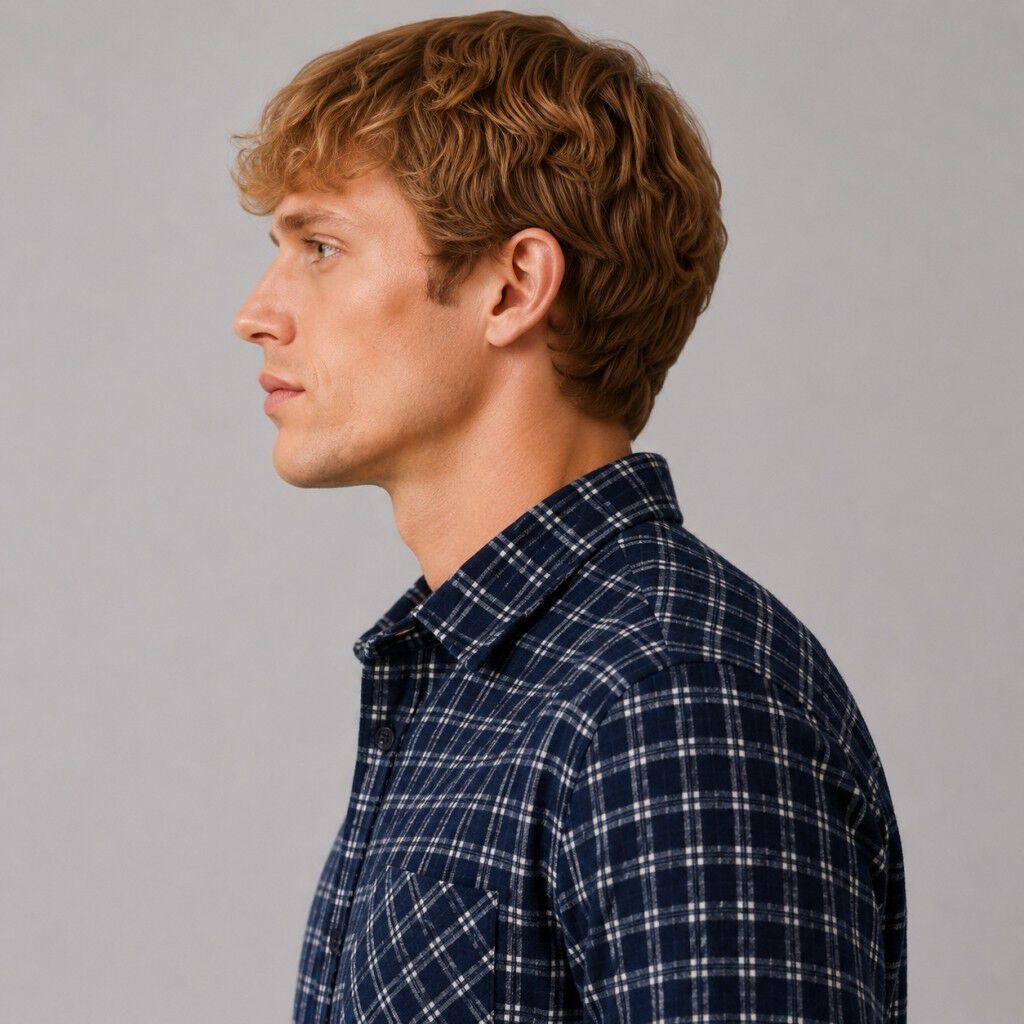 Julius checked overshirt
