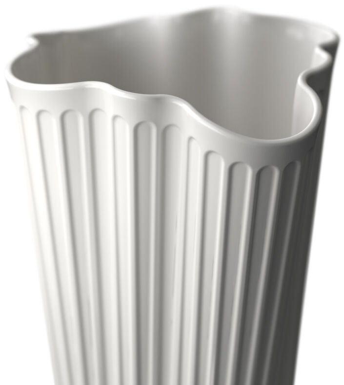 Hammersh&oslash;i Unfold Vase H20. 5 cm hvid