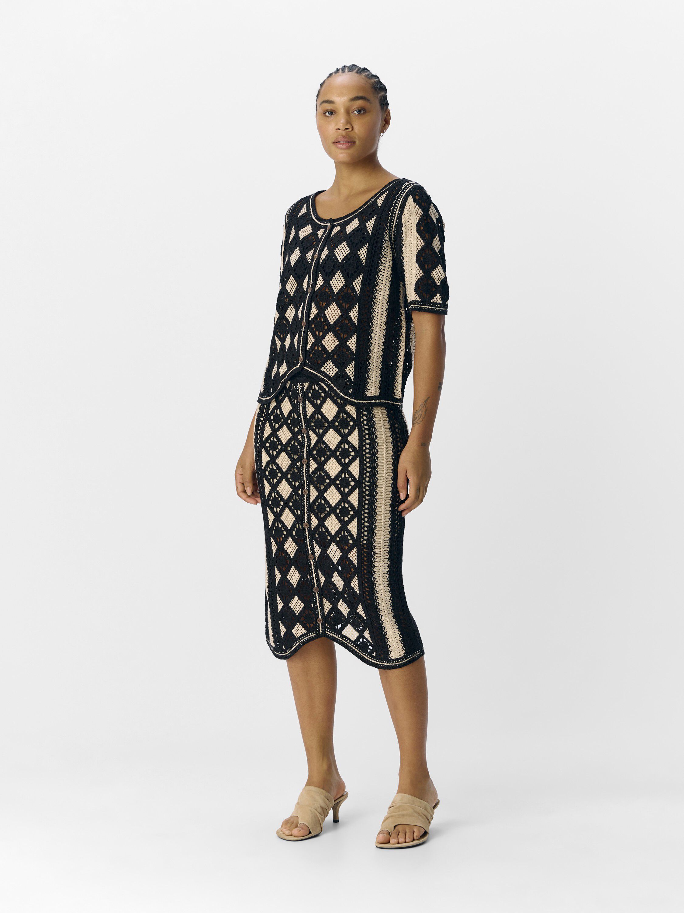 OBJWASILA KNIT RE S/S CARDIGAN 138