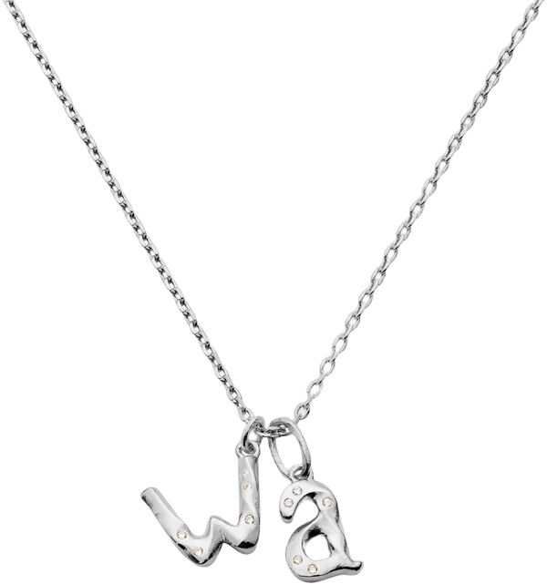 Alphabet Pendant Silver