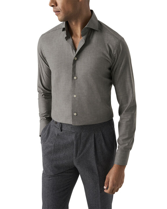 HERRINGBONE WRINKLE FREE FLANNEL SH