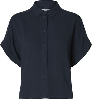 SLFVIVA SS CROPPED SHIRT NOOS