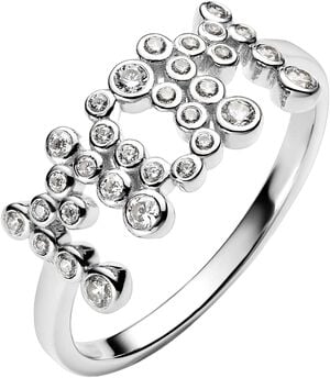 Mom Collet Ring Silver