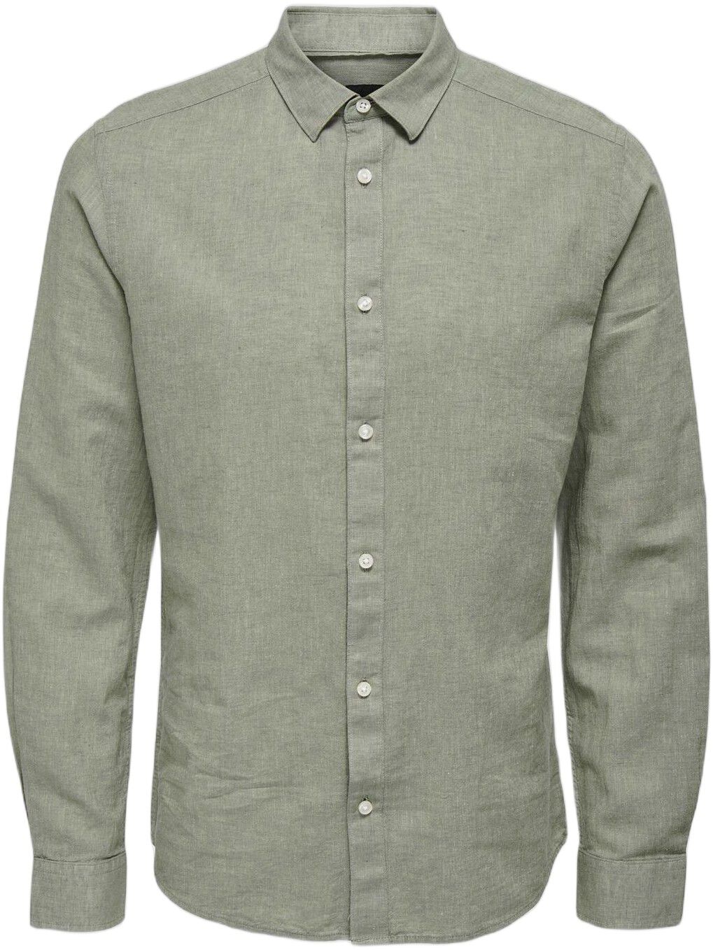 ONSCAIDEN LIFE LS SOLID LINEN SHIRT