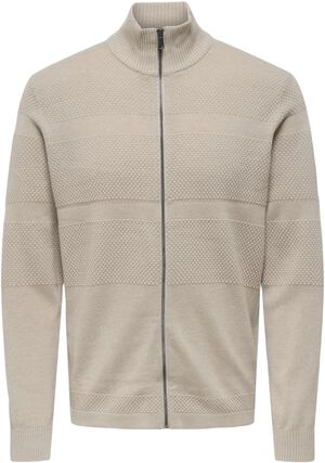 ONSMALIK REG 12 PIN ZIP CARD KNIT N