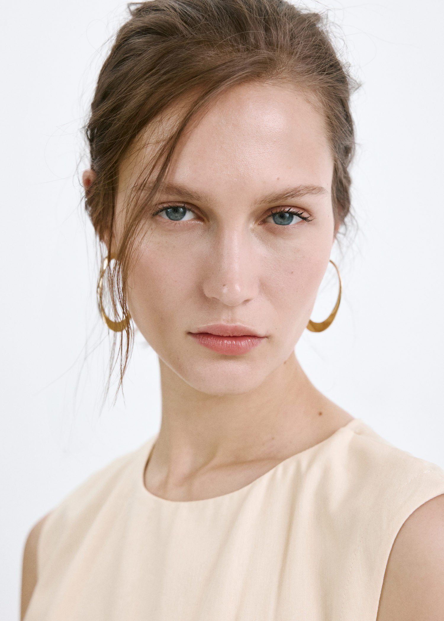 Wrap midi-dress with knot