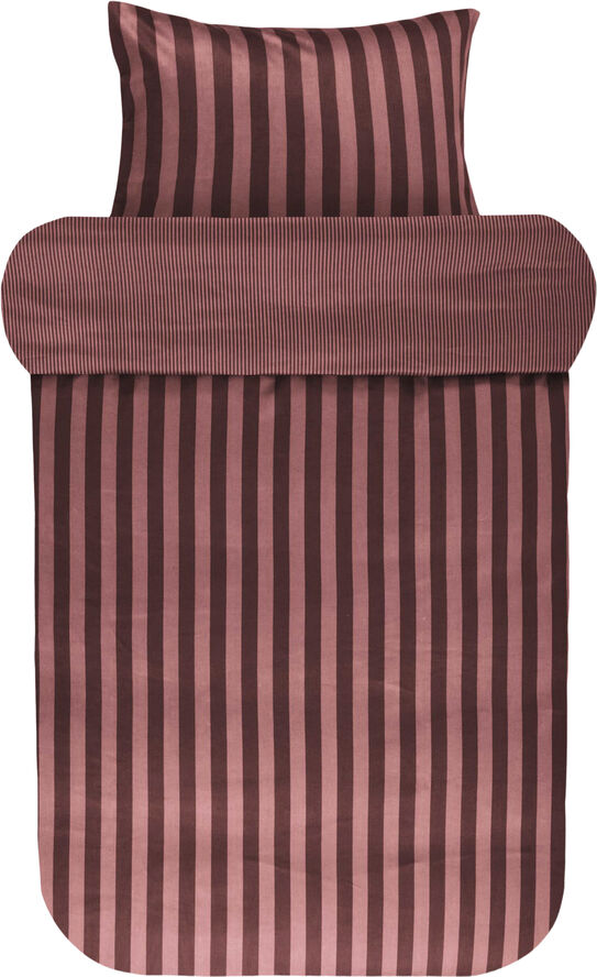 Classic Stripe Duvet cover  140x220+60x63 Warm earth