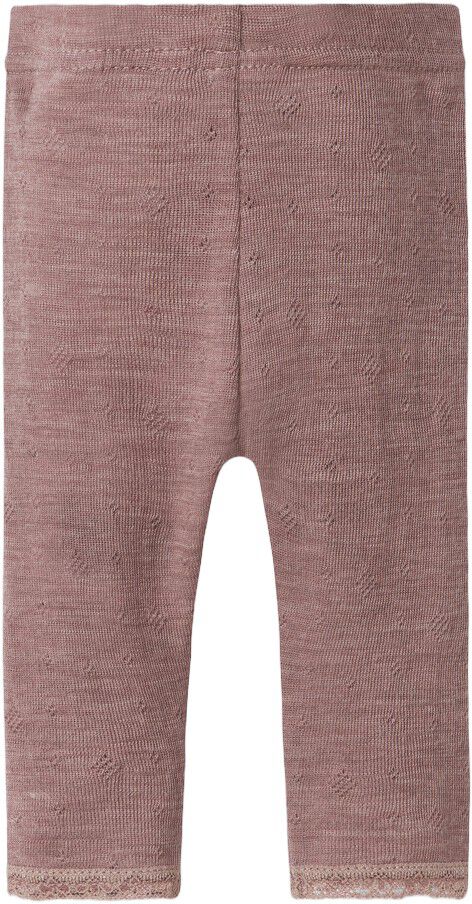 NBFWANG WOOL NEEDLE LEGGING SOLID N