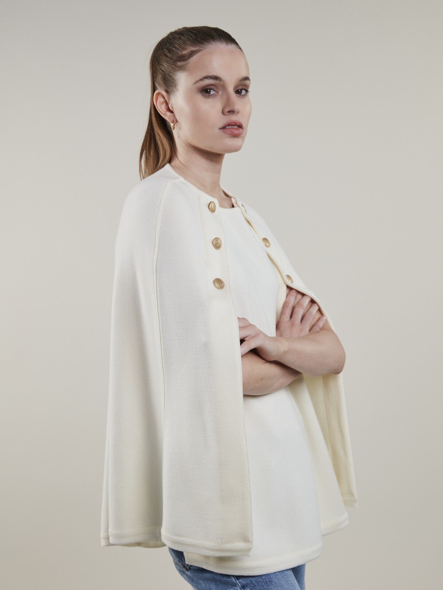 Mary Knit Poncho