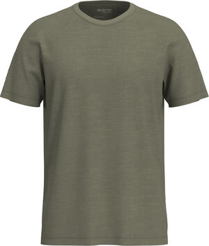 SLHASPEN SLUB SS O-NECK TEE NOOS