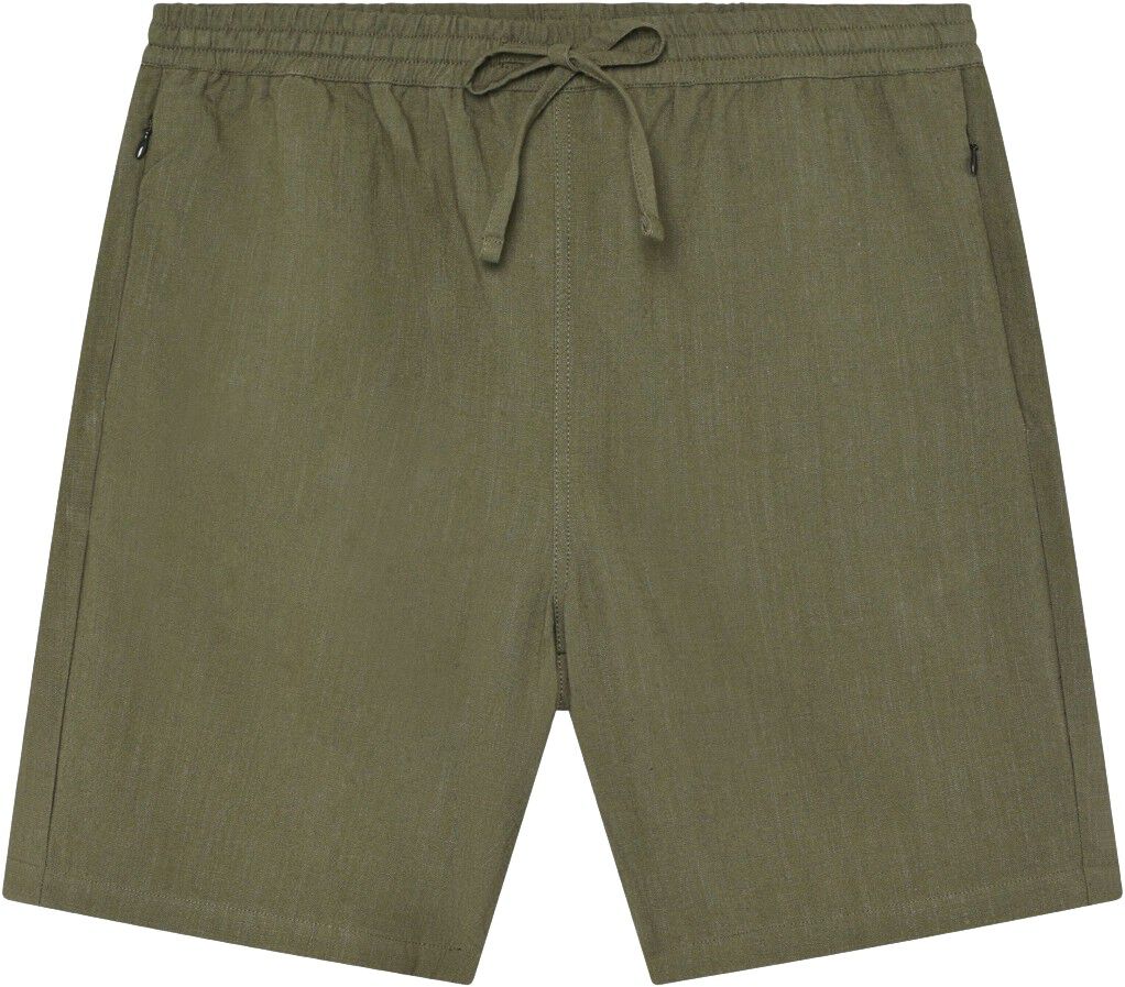 Fig loose linen-mix shorts