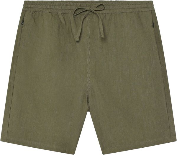 Fig Loose Linen-Mix Shorts