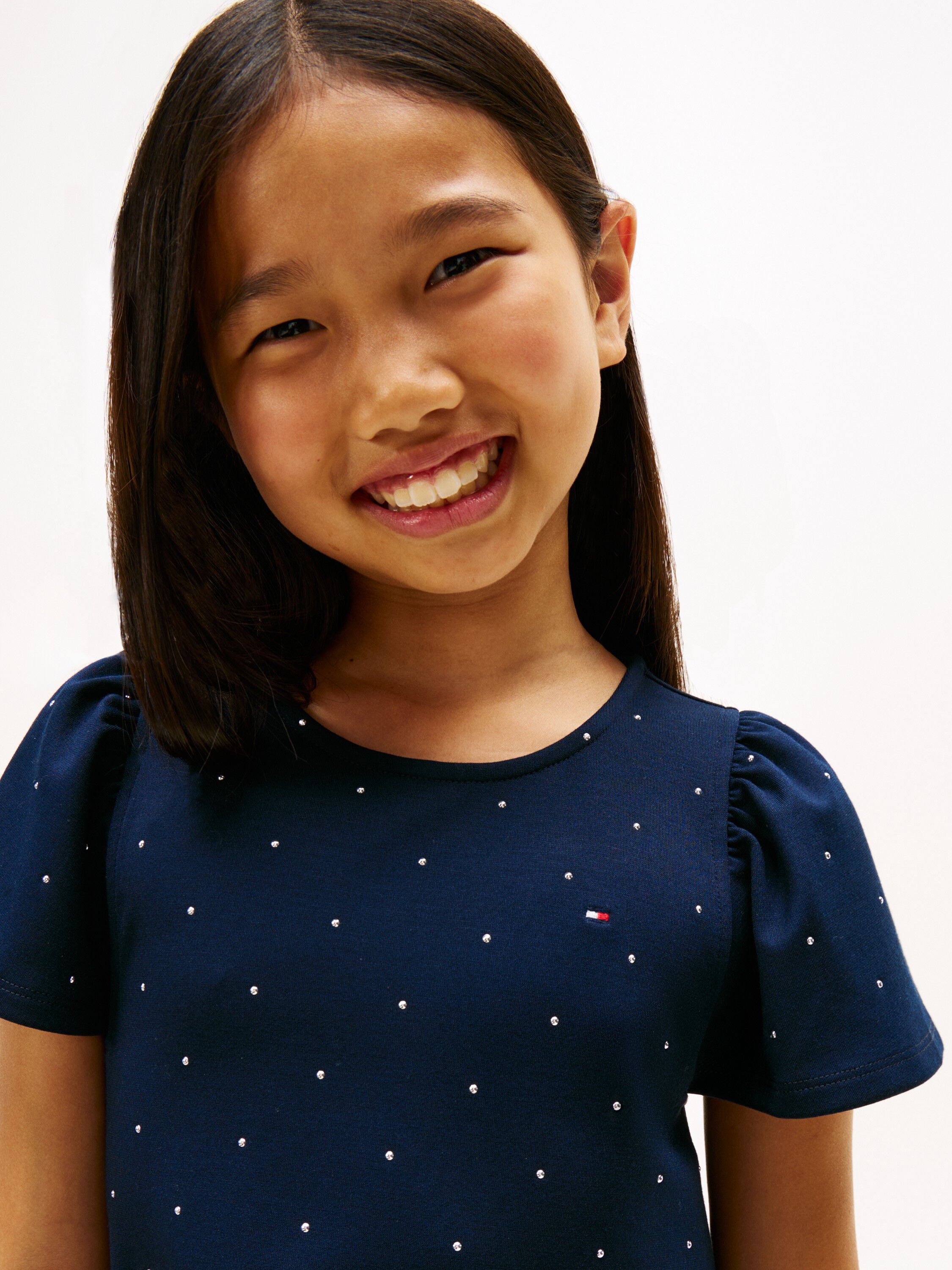 FESTIVE STUD ALINE DRESS SS