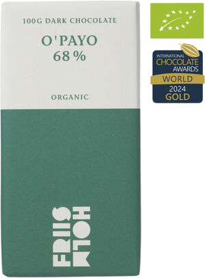 Organic O'payo 68% 100 g økologisk