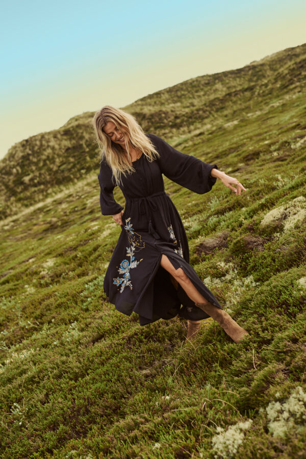 CRBohia Embroidery Dress