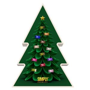 Simply&reg; CHRISTMAS TREE chokolade&aelig;ske (300g)