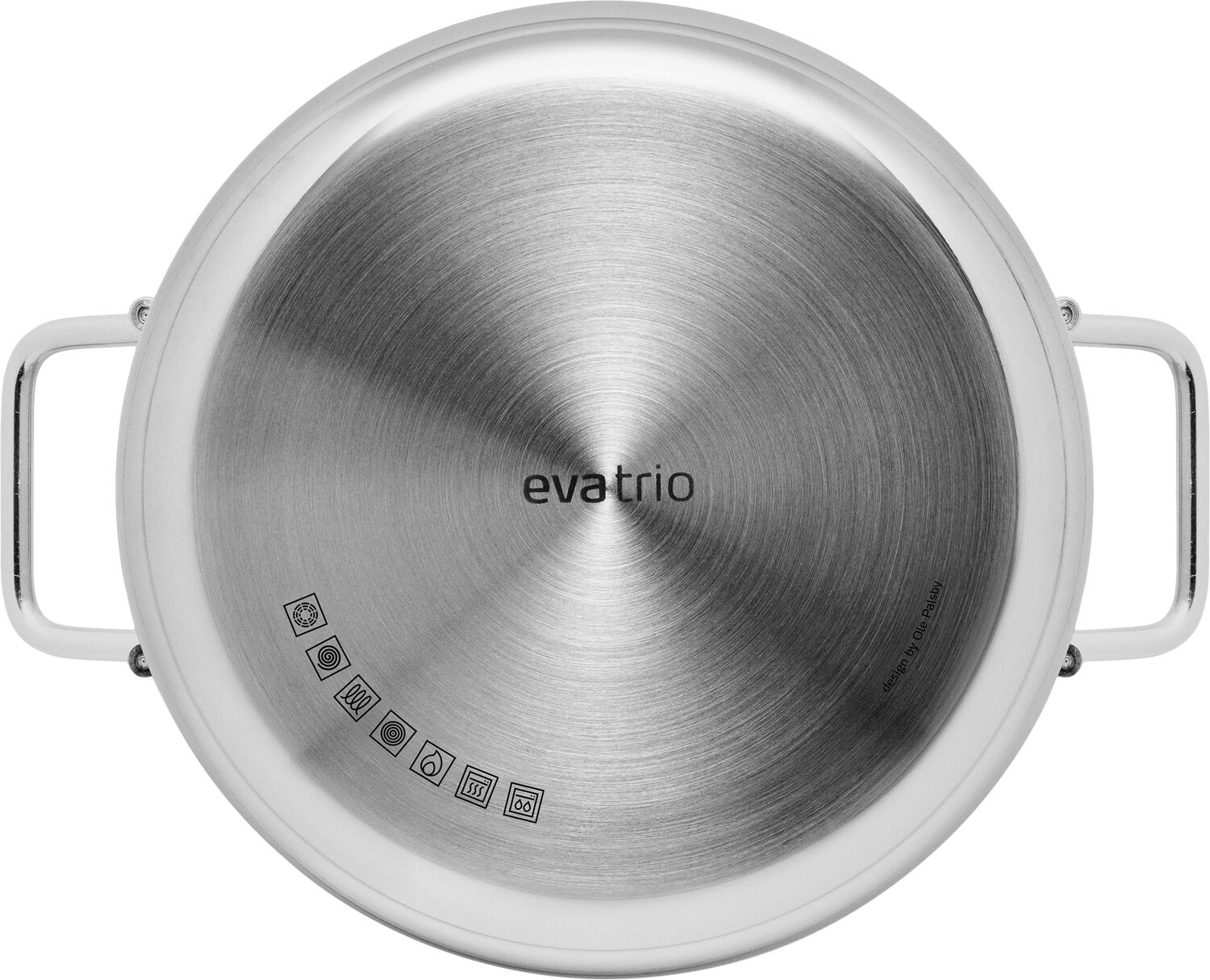 Stainless Steel Gryde 2,2 l keramisk Slip-Let&reg; bel&aelig;gning