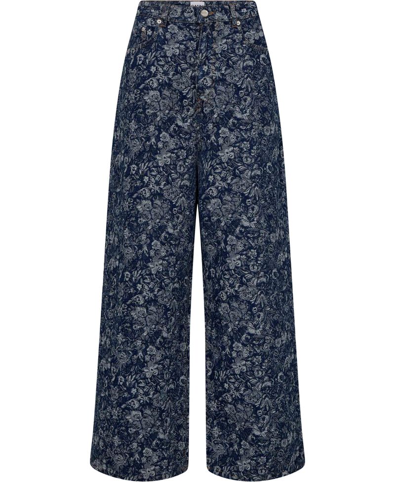 Tapestry Denim Baggy Jeans