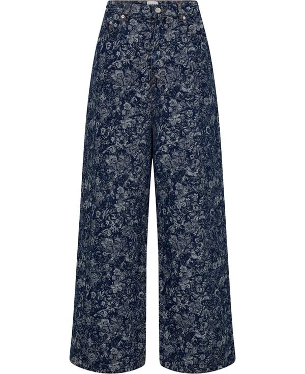 Tapestry Denim Baggy Jeans