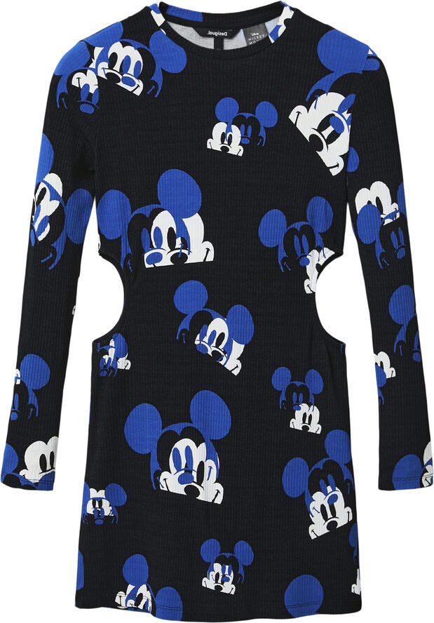 Short fitted Mickey Mouse dress