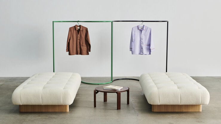 Colour Rack-S-Shape-Jungle green