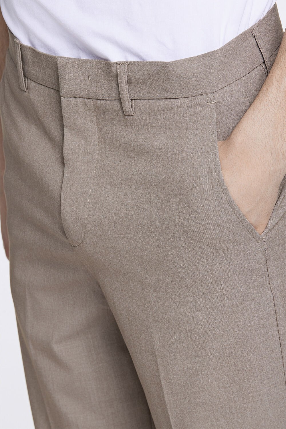 Relaxed fit formal pants