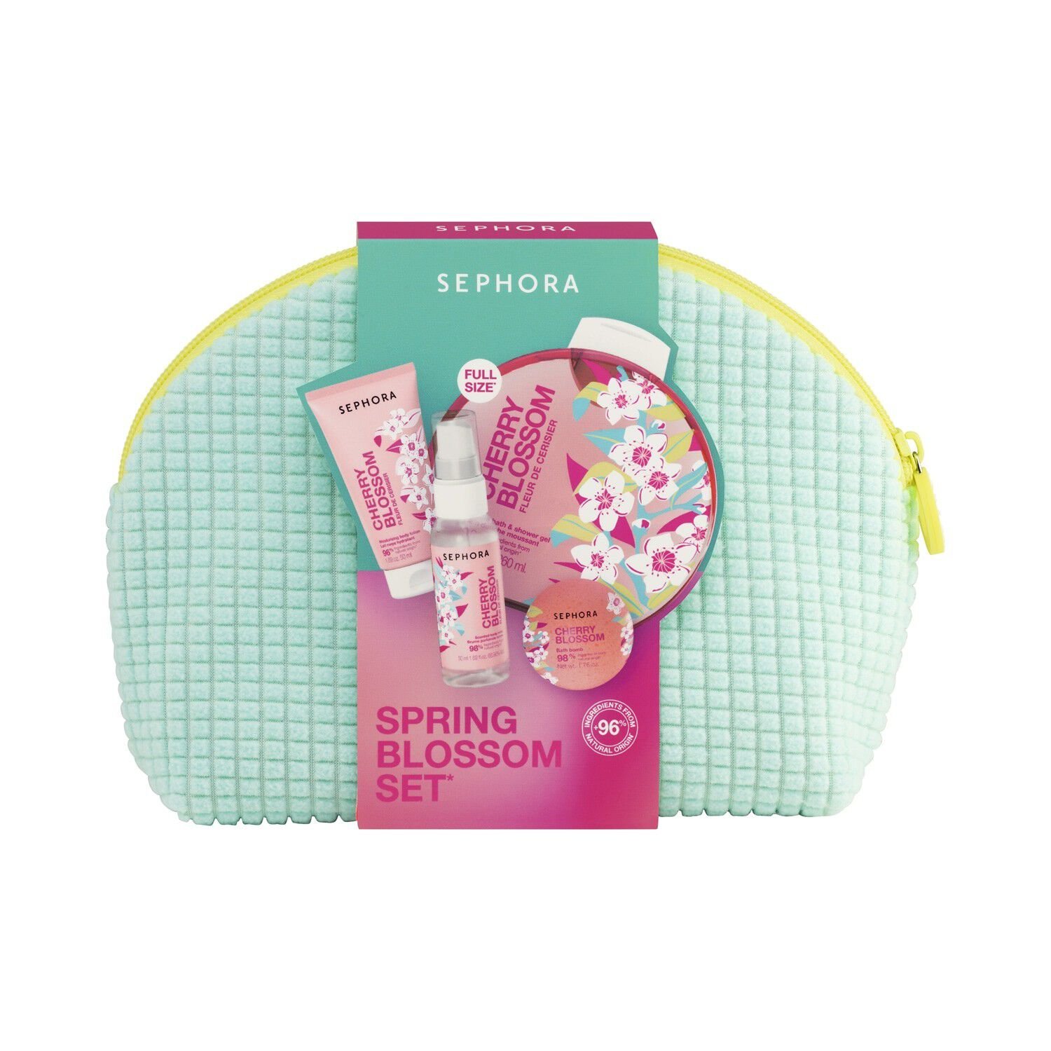 Gaves&aelig;t med kirseb&aelig;rblomster - Kropsplejes&aelig;t