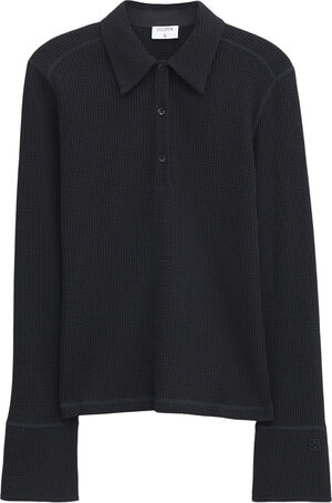 Waffle Polo Shirt