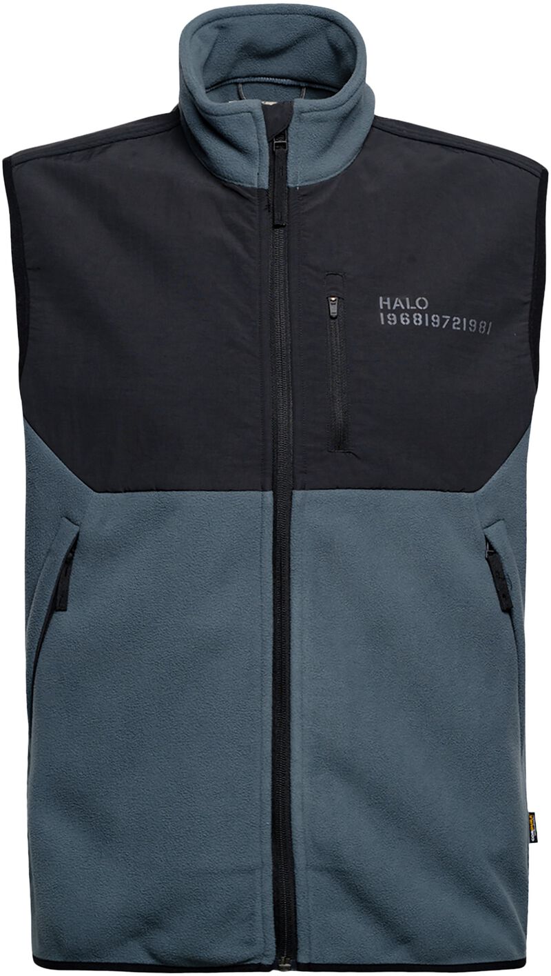 Halo Blocked Fleece Vest